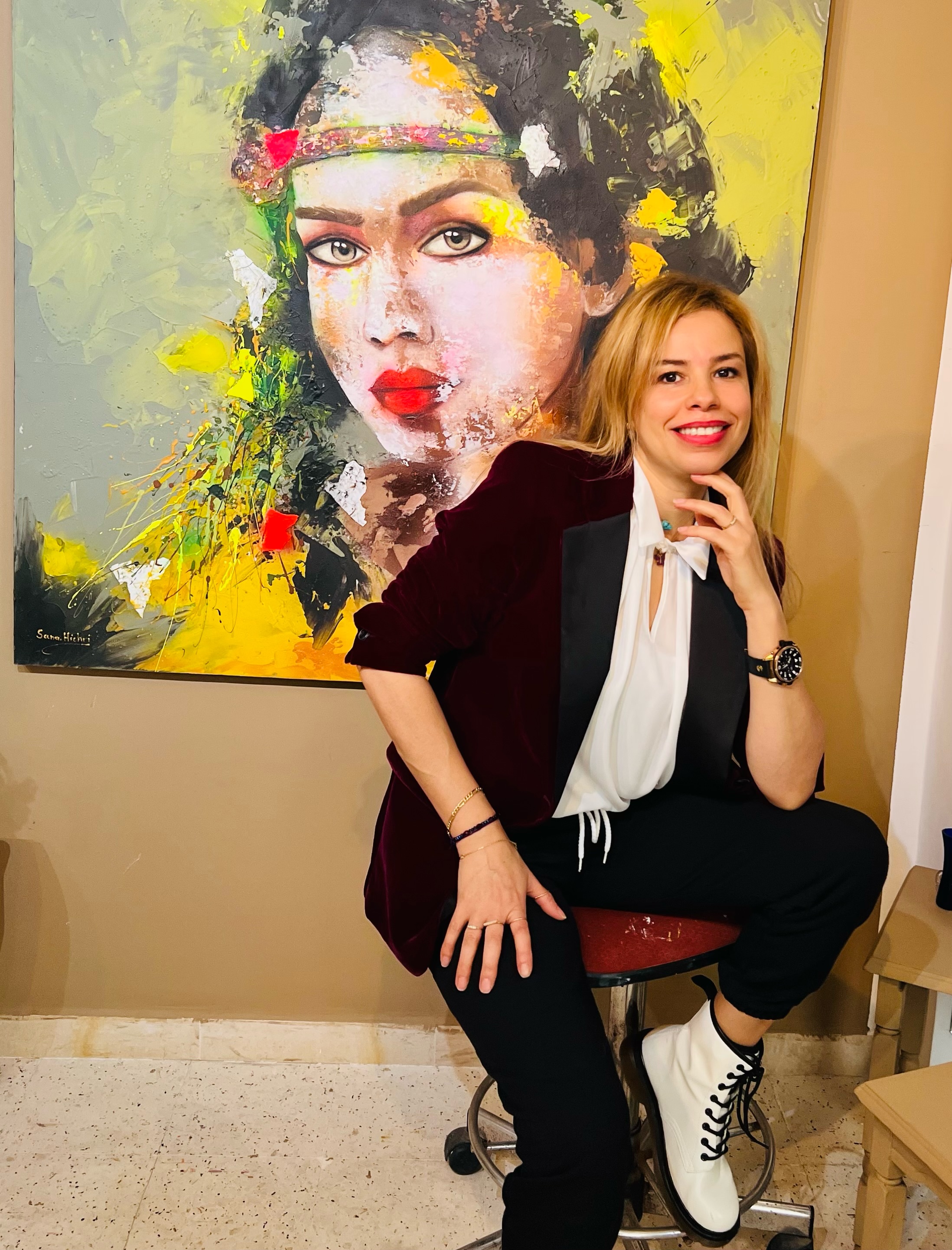 سناء هيشري: أرسم بالألوان نضال المرأة العربيّة!